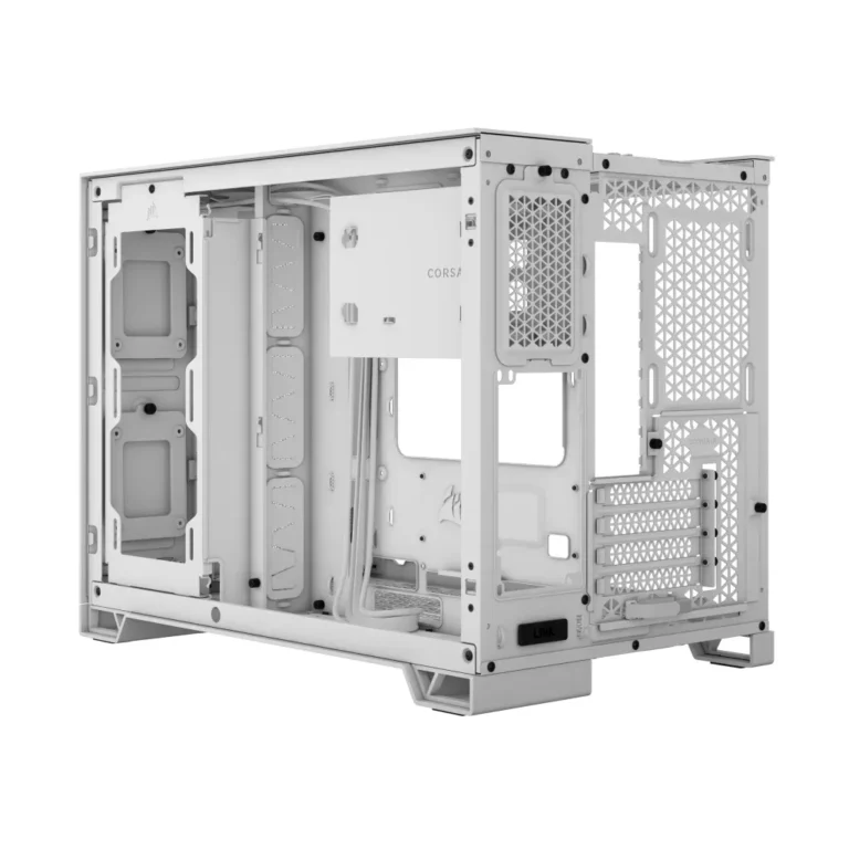 2500D Airflow White Mid-Tower Dual Chamber PC Case