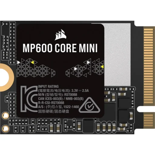 Corsair MP600 MINI (2230) 2TB M.2 NVMe PCIe Gen. 4 x4 SSD; Read Up To 5000MB/s; Write up to 3800MB/s