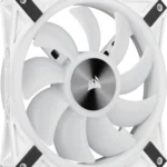 Corsair iCUE QL140 RGB 140mm PWM Dual Fan Kit with Lighting Node CORE - White