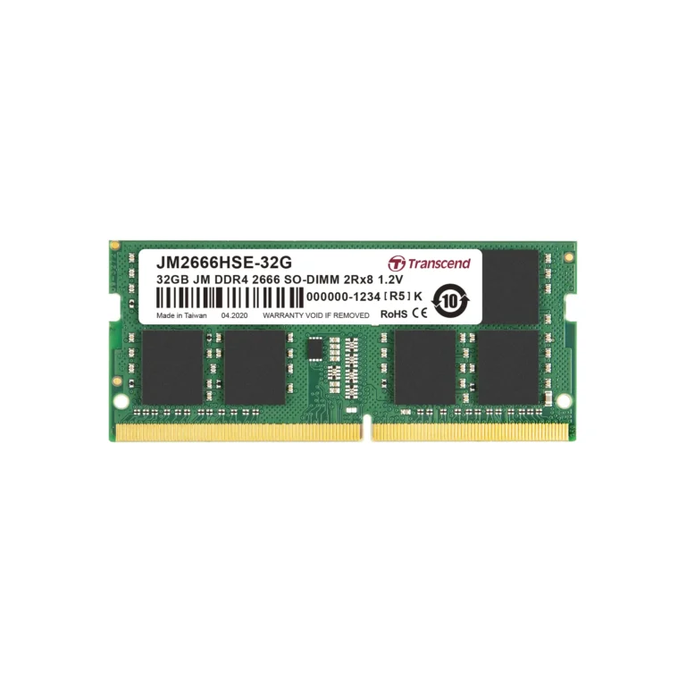 TRANSCEND JET MEMORY 8GB DDR4 2666MHZ SO-DIMM 1RX8