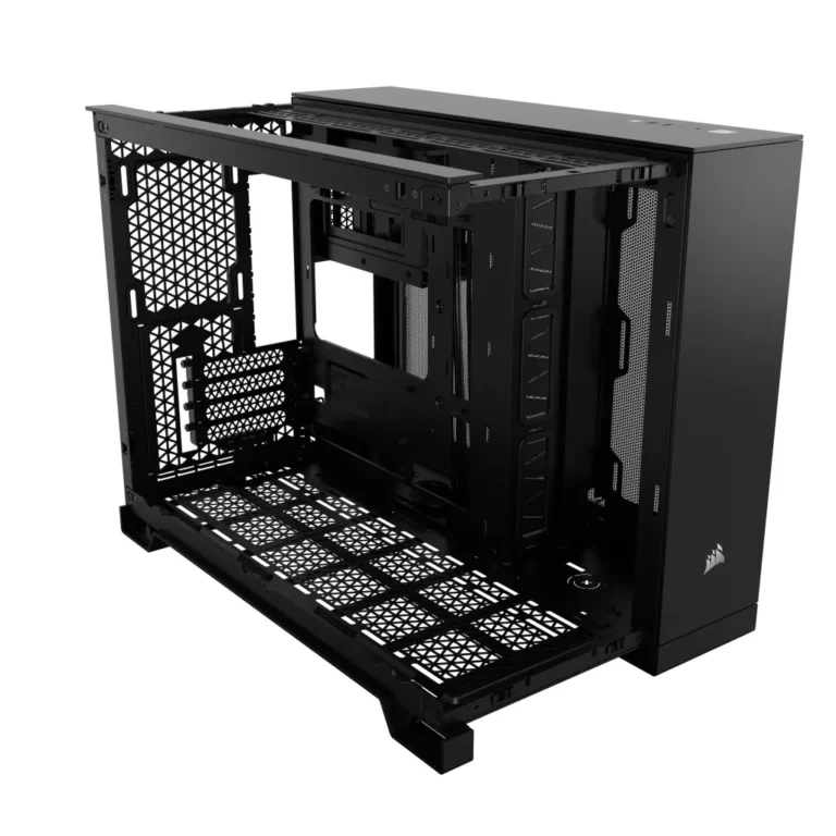 iCUE 2500X Micro ATX Black Dual Chamber PC Case