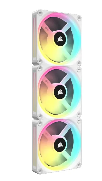 Corsair iCUE LINK QX120 RGB 120mm PWM Fan Expansion Kit - White