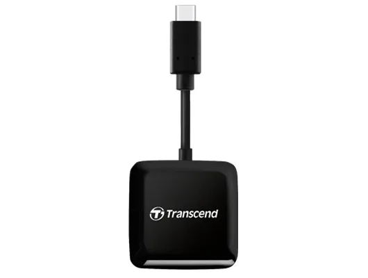 80037934_7280129061.webp Transcend USB 3.2 Gen1 Type C ( 5 Gbps) SD & MicroSD Card Reader