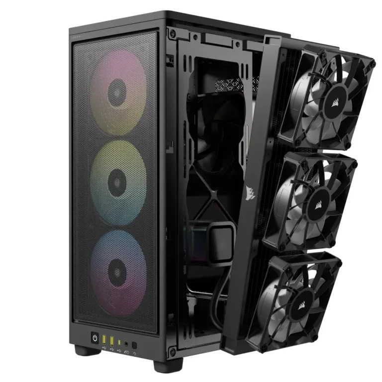 iCUE 2000D RGB AIRFLOW Black Mini-ITX PC Case