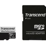 TRANSCEND 340S 128GB ULTRA PERFROMANCE MICRO SD UHS-I U3 V30 A2 CLASS10 - READ 160 MB/S - WRITE 90MB/S - WITH SD ADPTOR