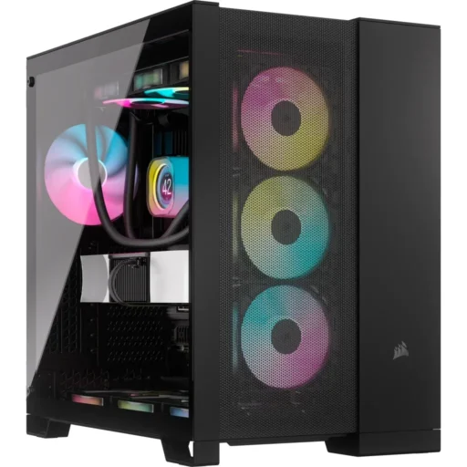 6500D Airflow Black Tempered Glass Mid-Tower