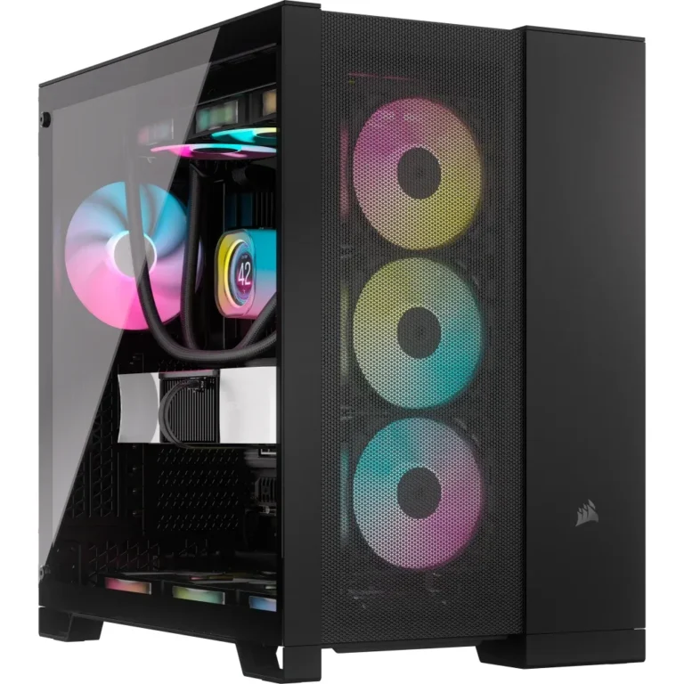 6500X Mid-Tower Black Dual Chamber PC Case