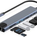 USB TYPE C 8 IN 1 DOCK