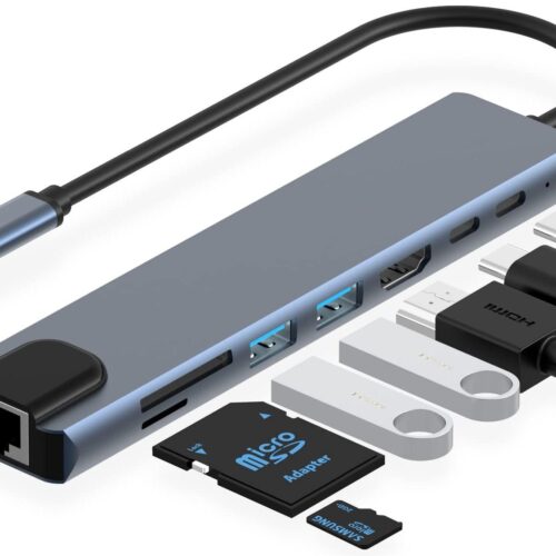 8in1dock-2.jpg USB TYPE C 8 IN 1 DOCK