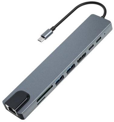 USB TYPE C 8 IN 1 DOCK