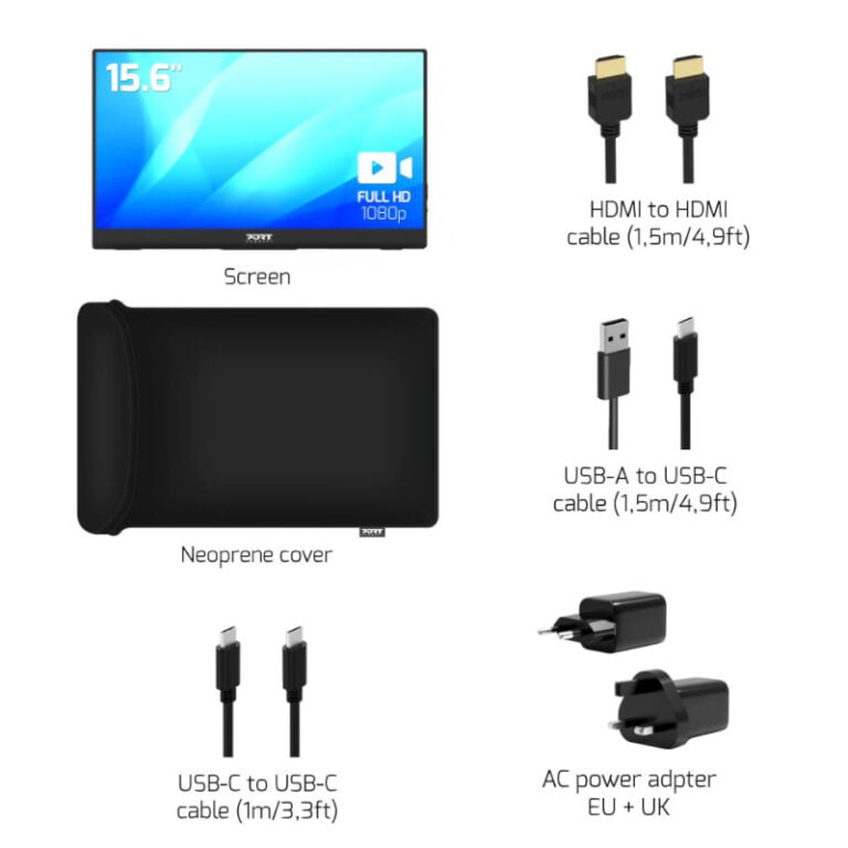 Port 15.6 Nomad FHD LCD Portaable Monitor