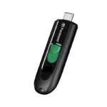 TRANSCEND 128GB JF790C USB C (5Gpbs) CAPLESS FLASH DRIVE - BLACK AND GREEN