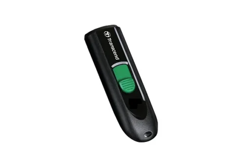 TRANSCEND 128GB JF790C USB C (5Gpbs) CAPLESS FLASH DRIVE - BLACK AND GREEN