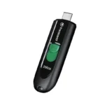 TRANSCEND 256GB JF790C USB C (5Gpbs) CAPLESS FLASH DRIVE - BLACK AND GREEN