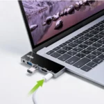 ATEN Dock; USB-C 5-in-1 Travel Dock with Power Pass-Through - 1 x audio port; 2 x USB Type-A ports; 1 x HDMI; 1 x USB-C