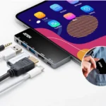 ATEN Dock; USB-C 5-in-1 Travel Dock with Power Pass-Through - 1 x audio port; 2 x USB Type-A ports; 1 x HDMI; 1 x USB-C