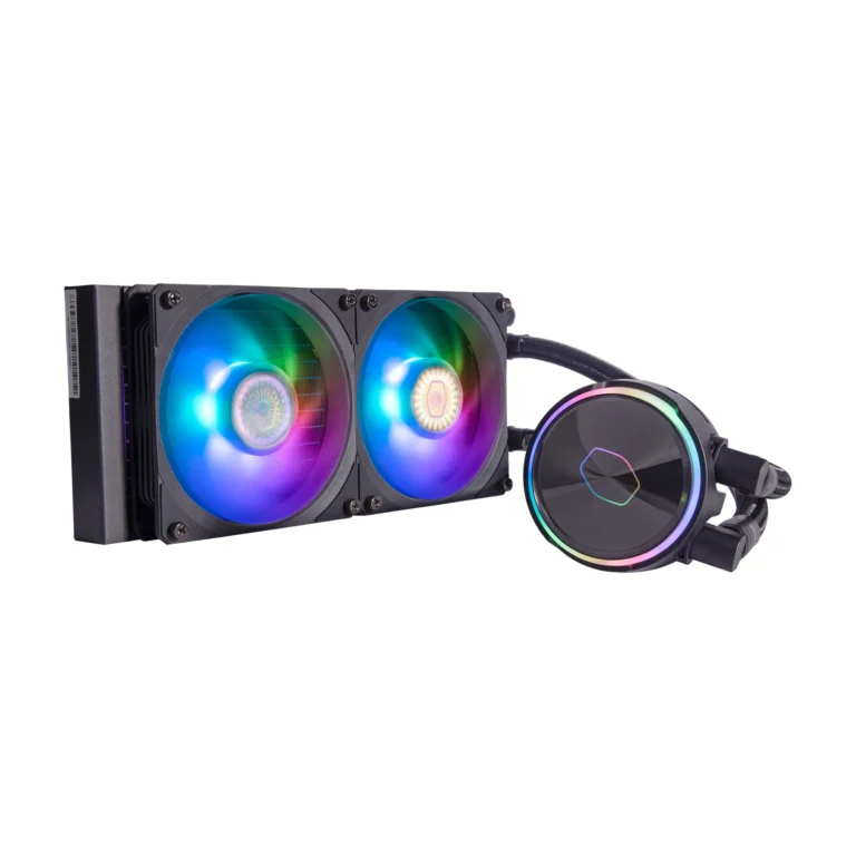 Cooler Master MasterLiquid PL240 Flux White Edition CPU Liquid Cooler -White