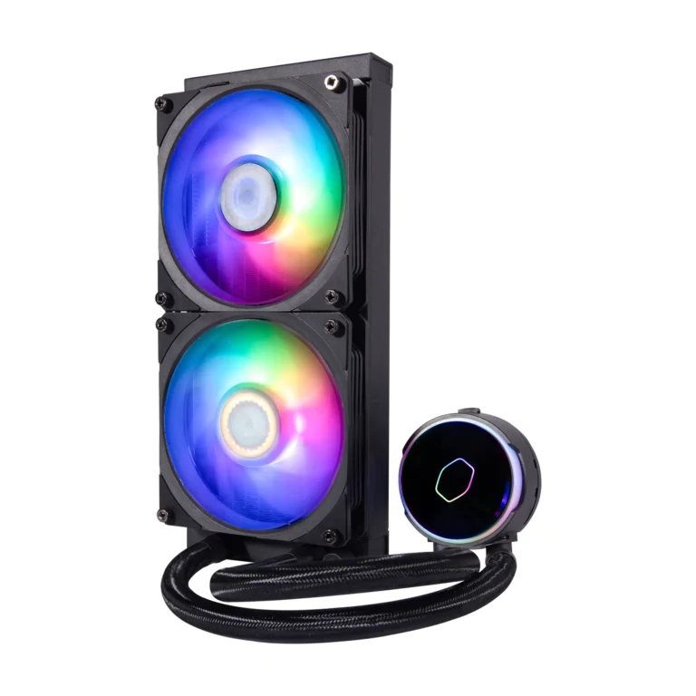 Cooler Master MasterLiquid PL240 Flux White Edition CPU Liquid Cooler -White