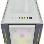 7000X RGB White Tempered Glass Mid-Tower; 6x 3.5-inch