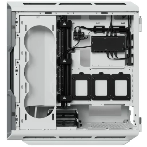 7000X RGB White Tempered Glass Mid-Tower; 6x 3.5-inch