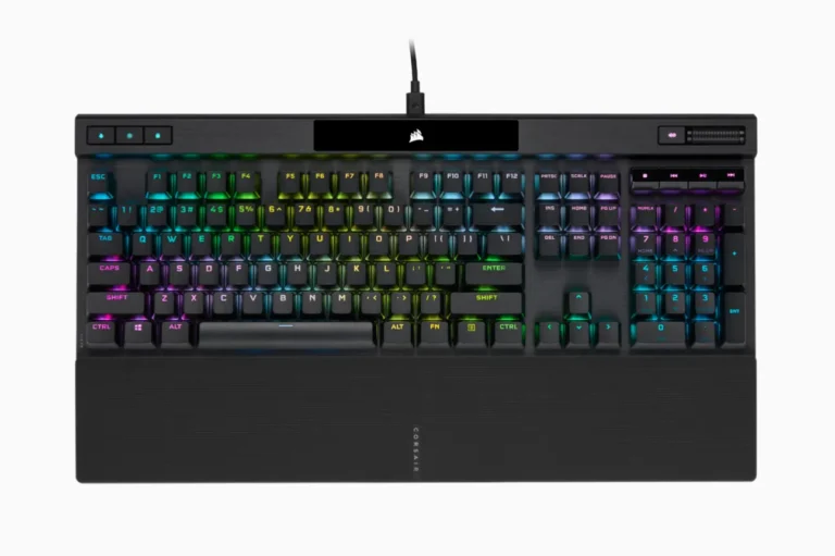 Corsair K70 RGB PRO Mechanical Gaming Keyboard - CHERRY MX SPEED Silver Keyswitches - Black