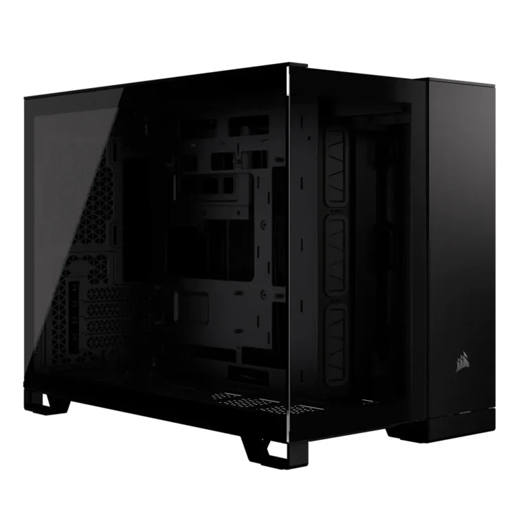 2500D Airflow Black Mid-Tower Dual Chamber PC Case
