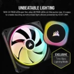 Corsair iCUE LINK H170i RGB Liquid CPU Cooler - QX140 RGB Fans - 420mm Radiator - Fits Intel? LGA 1700; AMD? AM5 - Hub Included