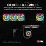 Corsair iCUE LINK H170i RGB Liquid CPU Cooler - QX140 RGB Fans - 420mm Radiator - Fits Intel? LGA 1700; AMD? AM5 - Hub Included