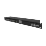 MikroTik RouterBOARD RB3011UiAS, 10x GB LAN, 1x SFP port, RouterOS L5, 1U rACkmount case, LCD panel