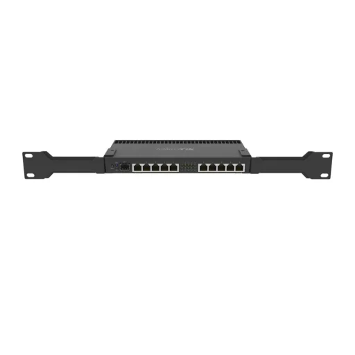 MikroTik RouterBOARD RB4011iGS+, 10x GB LAN, 1x SFP+ port, RouterOS L5, desktop case, rackmount ears, PSU