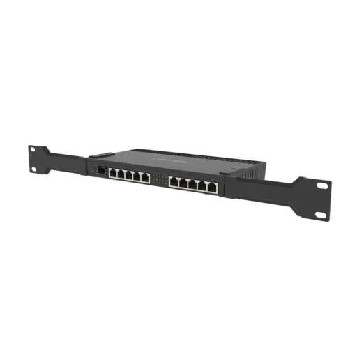 MikroTik RouterBOARD RB4011iGS+, 10x GB LAN, 1x SFP+ port, RouterOS L5, desktop case, rackmount ears, PSU