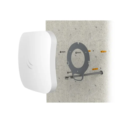 MikroTik cAP AC Dual Band Indoor Access Point, 2x GB LAN (one with POE-out), built-in 2.4GHz 802.11b/g/n Dual Chain wireless, built-in 5GHz 802.11an/AC Dual Chain wireless, ceiling enclosure, wall-mount enclosure, PSU, POE injector