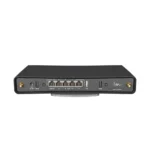 MikroTik hAP AC? Dual Band Wireless Router, 5x GB LAN (POE-out on port #5), two wireless interfACes (2.4GHz 802.11b/g/n two chain, 5GHz 802.11AC two chain), 3dBi 2.4GHz external antenna, 5.5dBi 5GHz external antenna, tower/desktop case