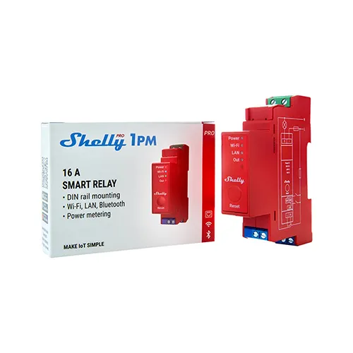 Shelly Plus 2PM Wi-Fi Relay With Power Metering