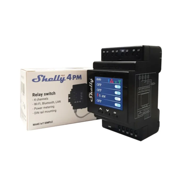 C-SHELLY-PRO-4PM-2 Shelly Pro 4PM Wi-Fi Relay