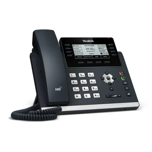 Yealink T43U Advanced Gb IP Phone With Dual USB Ports, Excludes PSU