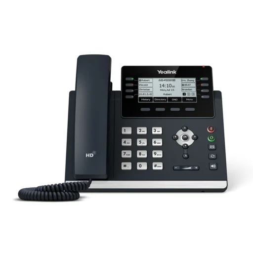 Yealink T43U Advanced Gb IP Phone With Dual USB Ports, Excludes PSU