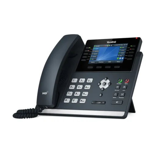 Yealink T46U Gb IP Phone With Dual USB Ports And 4.3" Colour LCD, Excludes PSU