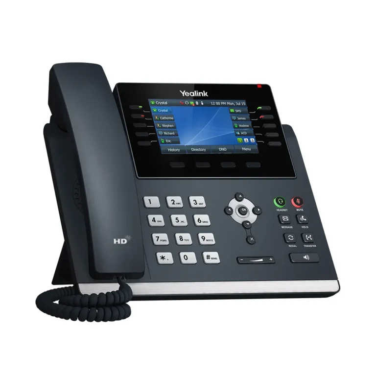 Yealink T46U Gb IP Phone With Dual USB Ports And 4.3 Colour LCD, Excludes PSU