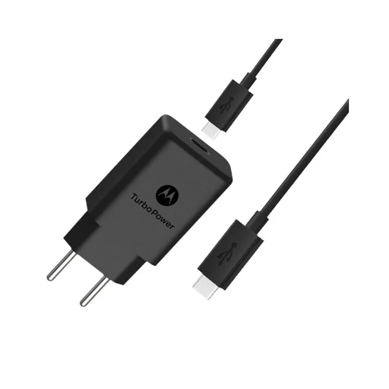 Motorola TurboPower 30W USB-C Charger With 1m Cable (Black)