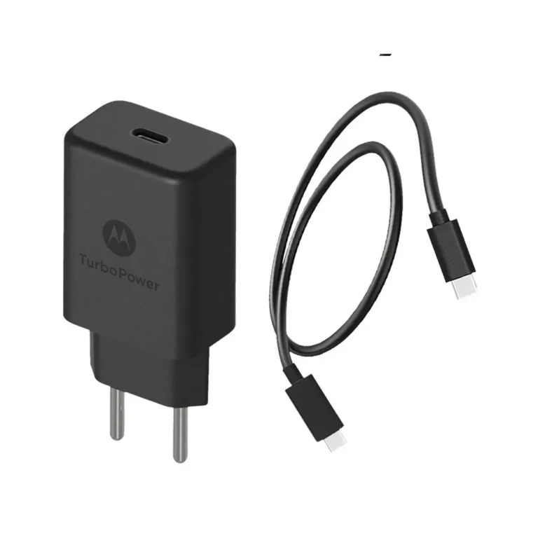 Motorola TurboPower 30W USB-C Charger With 1m Cable (Black)