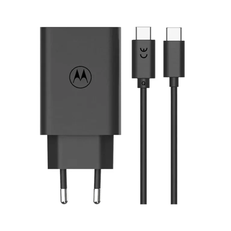 Motorola TurboPower 68W USB-C Charger With 6.5A USB-C Cable (Black)
