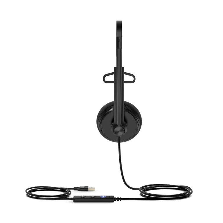 Yealink UH34 Lite Single Earpiece USB Headset With Foam Ear Cushions Teams edition