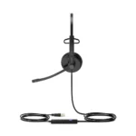 Yealink UH34 Single Earpiece USB Headset With Leatherette Ear Cushions Teams edition