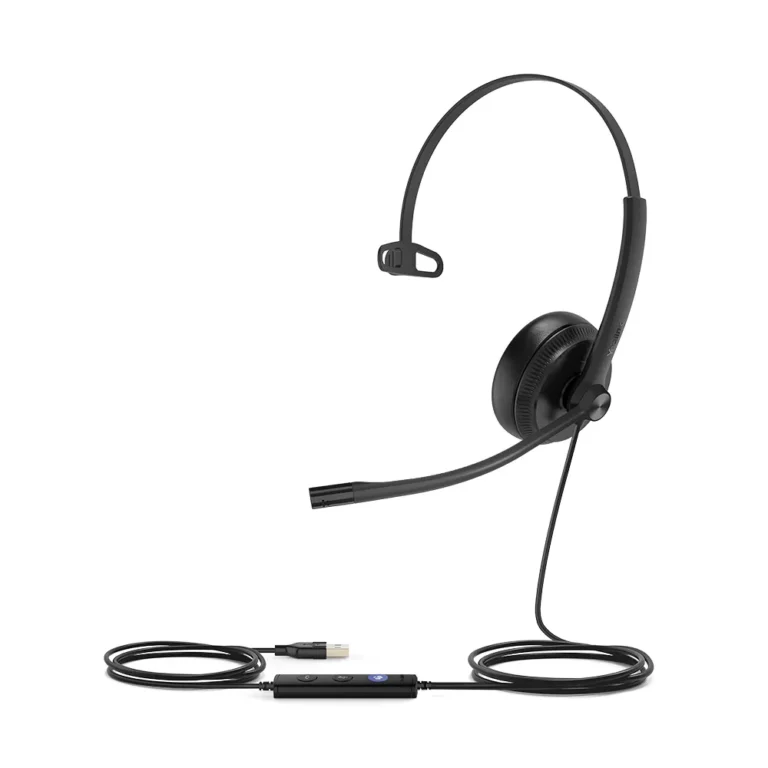 C-UH34-SE-MONO-USBC-1 Yealink UH34 Mono Headset Special Edition With USB-C Connection