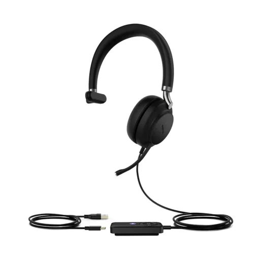 Yealink UH38 Mono Ear Headset With USB-C And Bluetooth