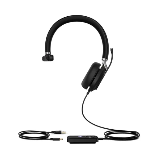 Yealink UH38 Mono Ear Headset With USB-C And Bluetooth