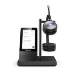 Yealink WH66-Dual DECT Wireless On Ear Stereo Headset With Touch Screen Base Station