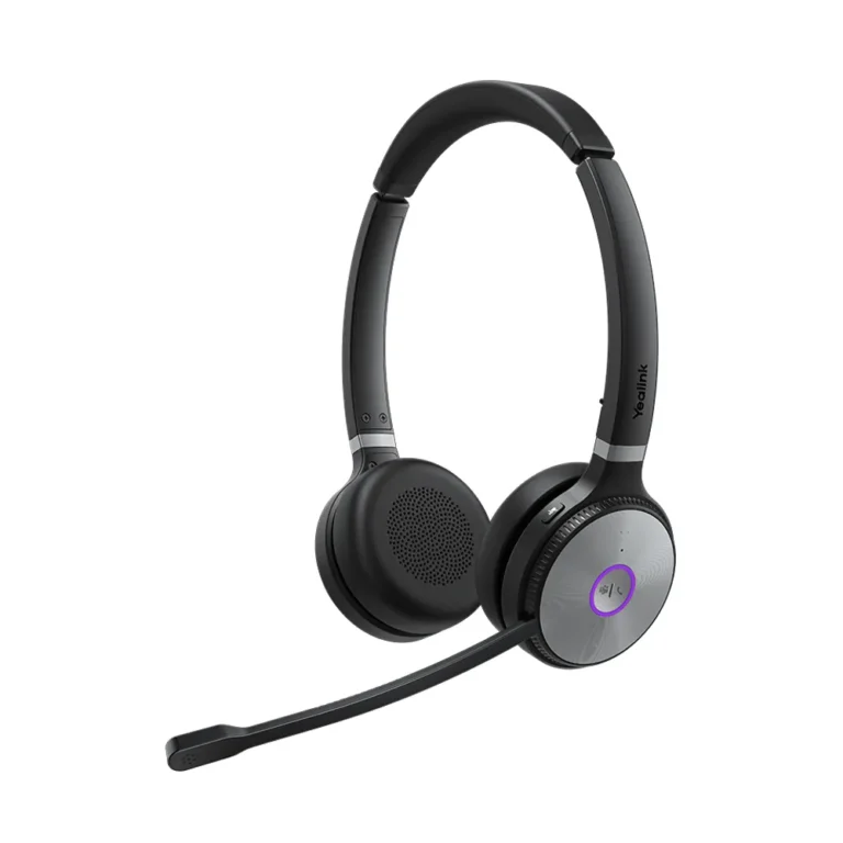 Yealink WH66-Dual DECT Wireless On Ear Stereo Headset With Touch Screen Base Station