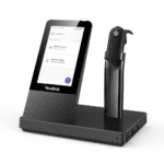 Yealink WH67 DECT Wireless Convertible Headset With Touch Screen Base Station